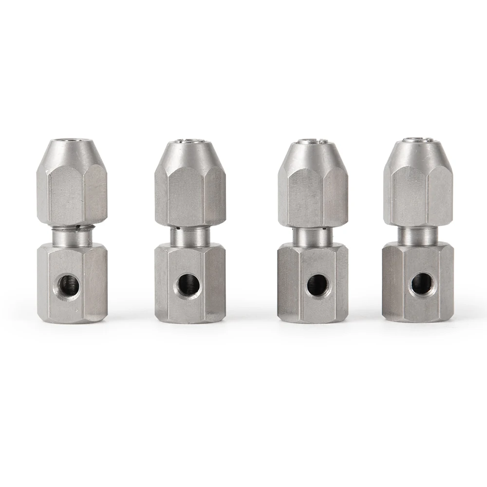 1/2/5 шт RC лодка Гибкие Муфты дисиликато-Нержавеющая сталь 3 17/4/5/6 мм до 4 цанговый