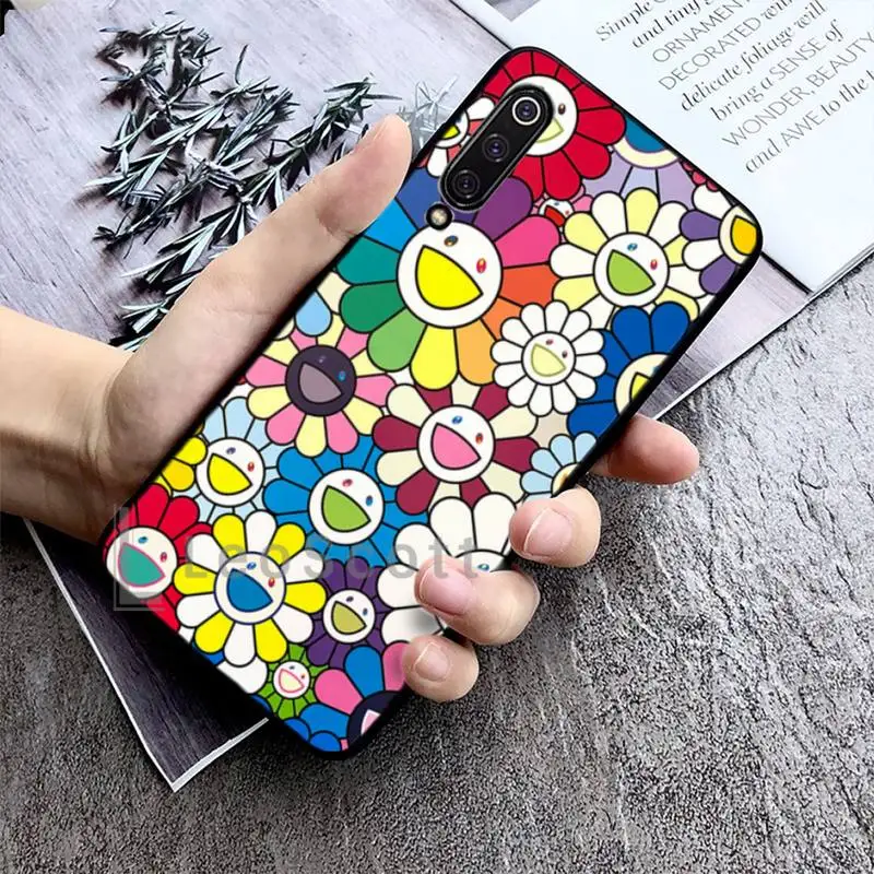

Smiley Flowers Phone Case For Xiaomi Mi A1 A2 5 6 6PLUS 8 9 SE Lite MIX 2 2S MAX 2 3 Pocophone F1 shell coque