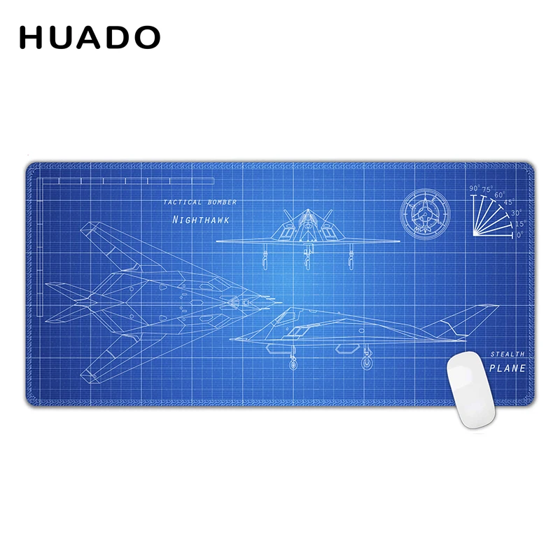 Большой игровой коврик для мыши Противоскользящий резиновый ПК Компьютерная