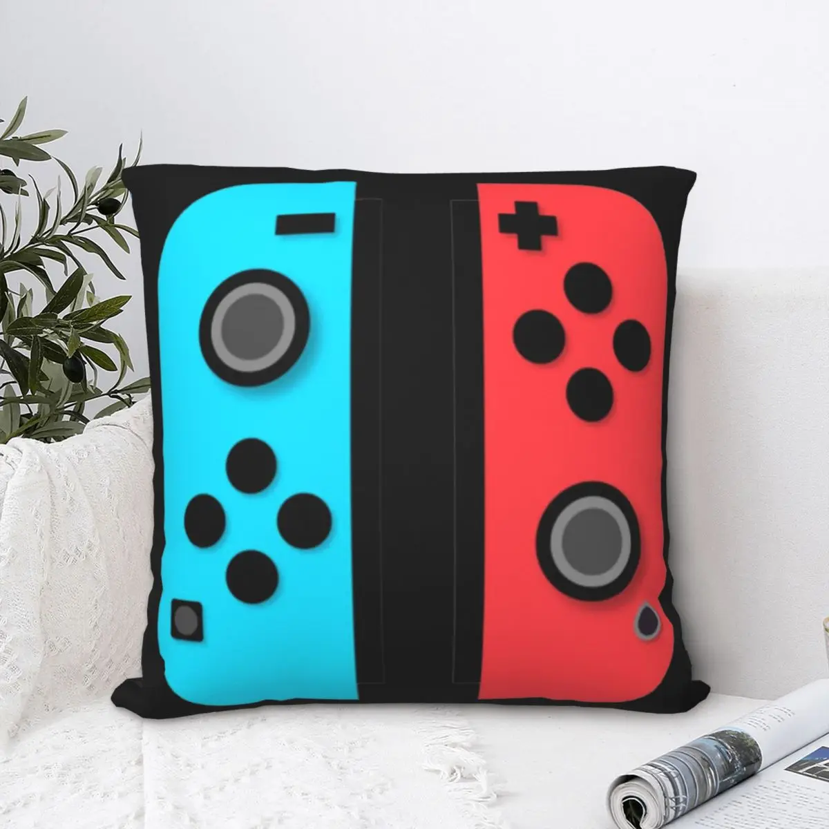 

Квадратный чехол для подушки NINTENDO SWITCH, 45 х45 см