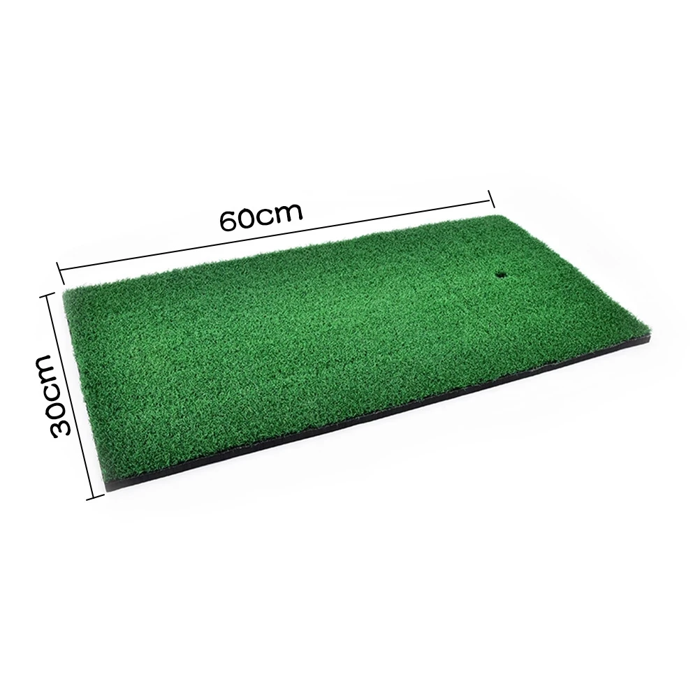 

Golf Mat Backyard Golf Mat Residential Training Hitting Pad Practice Rubber Tee Holder 60x30cmx1.5cm -40