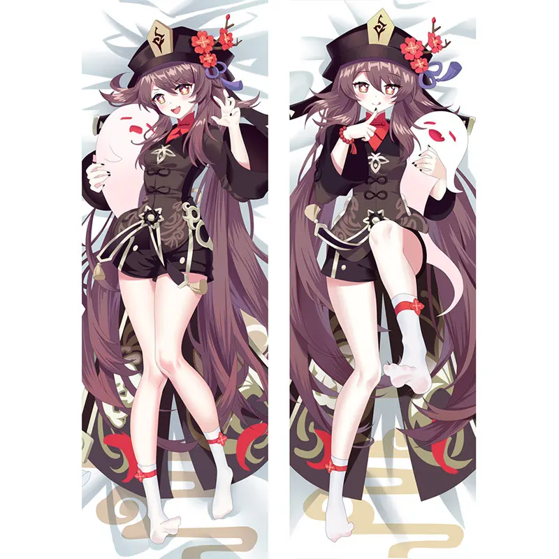 

Funda para almohada juego de la isla de Kyushu impacto Dakimakura Funda de diseño hutao de doble cara estampada de ropa de cama