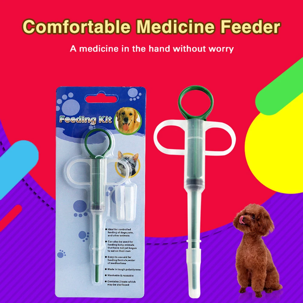 Кормушка для собак кормушка кошек щенков дозатор таблеток набор кормления лечебные стержни контроля
