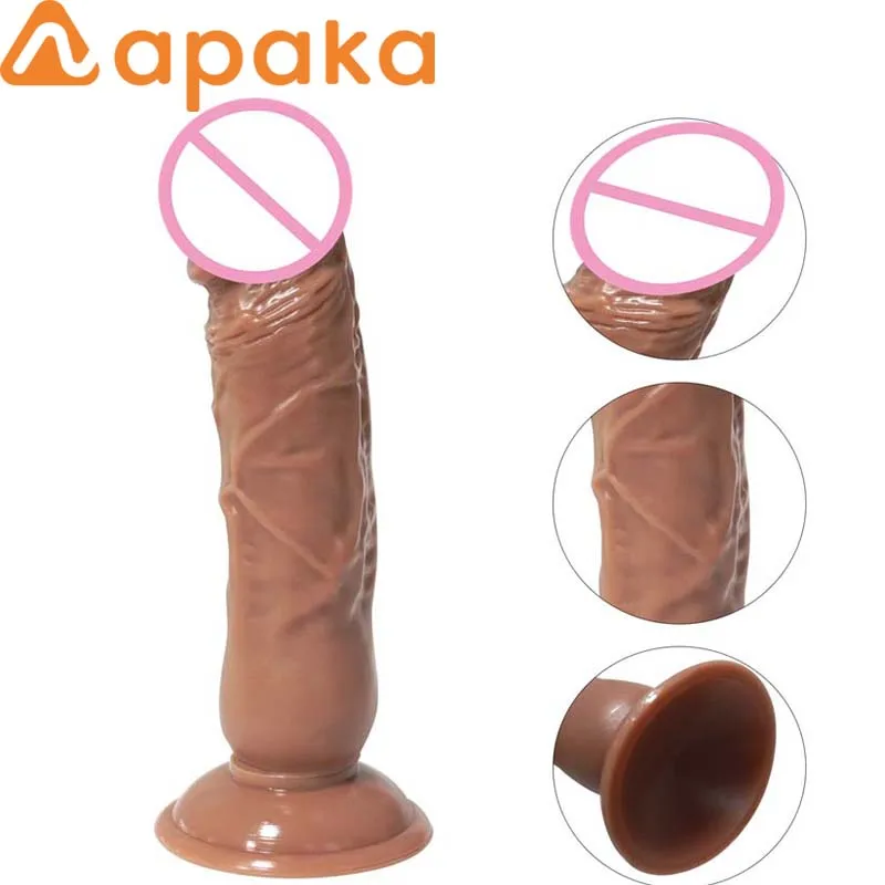 Большой реалистичный фаллоимитатор большой Искусственный Пенис с сильной