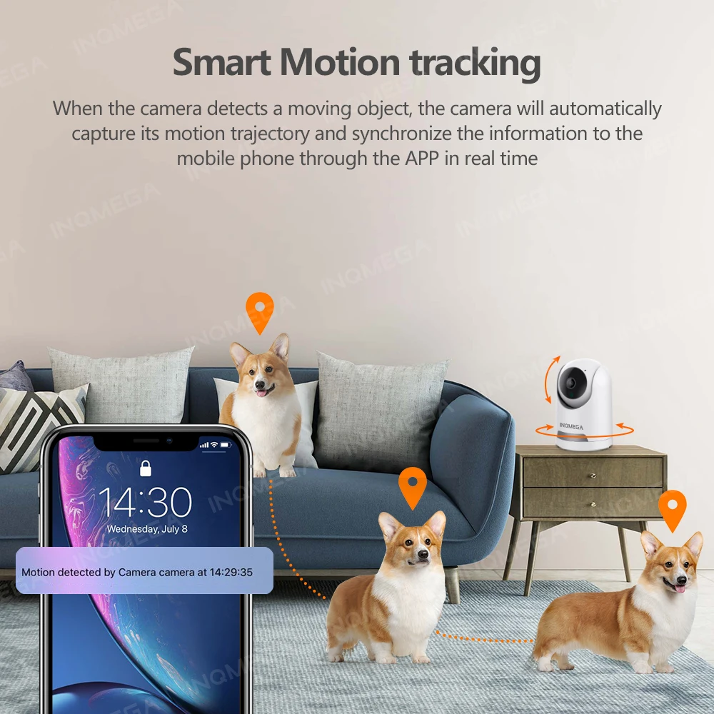 INQMEGA 1080P ip-камера беспроводная Wifi камера Домашняя безопасность CCTV сетевая ночного
