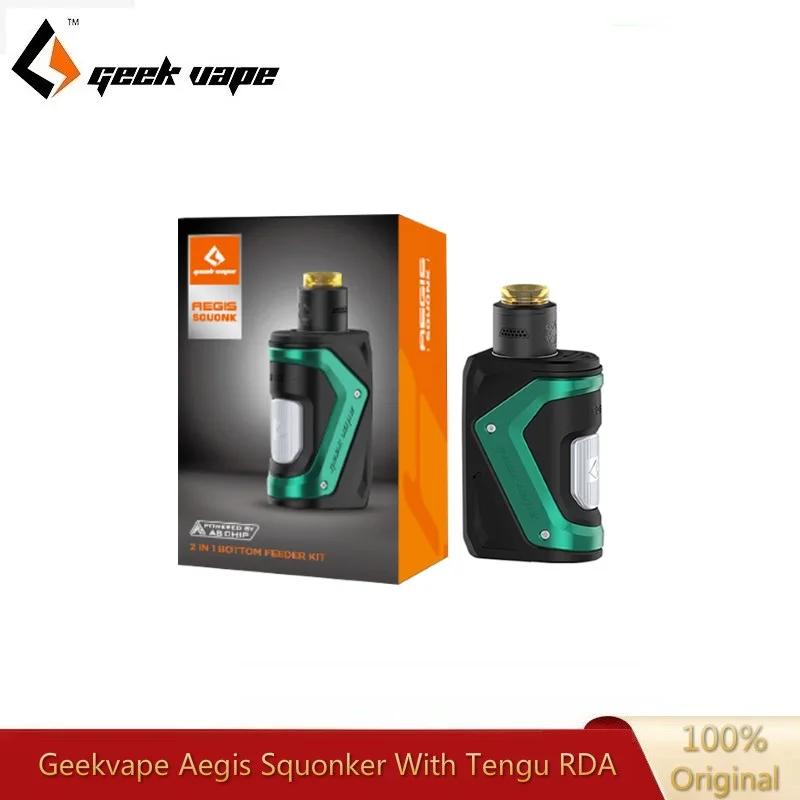 Набор для вейпа Geekvape Aegis Squonker 100 Вт 18650 TC 10 мл | Электроника