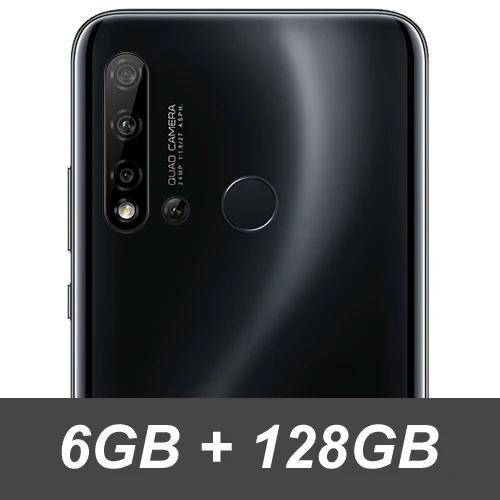 6GB 128GB Black Huawei Nova 5i смартфон 6 ГБ 128 ГБ 6,4 дюйма Android 9,0 мобильный телефон 2310x1080 type-C мобильный телефон 710 МП Kirin - Цвет: 6GB 128GB Black
