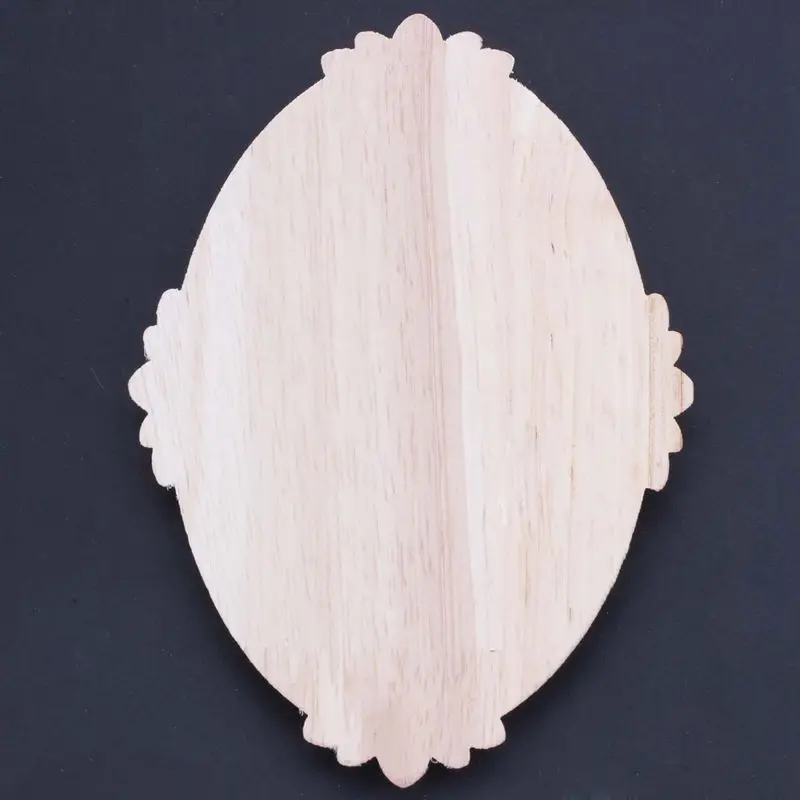 Аппликация в стиле ретро с деревянным орнаментом для украшения двери шкафа