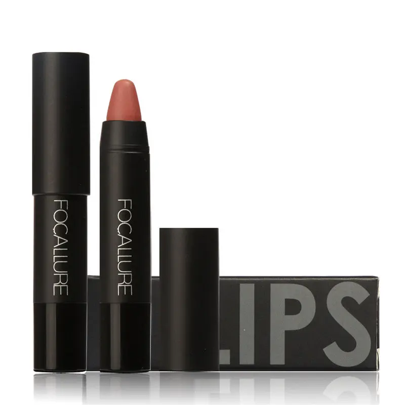 FOCALLURE New Women Value Pack Makeup Set Gift 5Pcs Liquid Eyeliner Eye Liner Pen Eyebrow Pencil Sexy Lipstick Matte Colors | Красота и