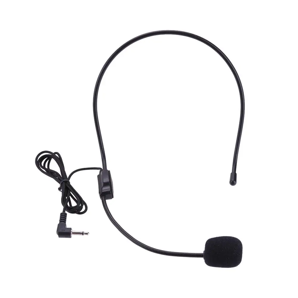 Universal Wired Headset Microphone for Tour Guide Teaching Lecture Portable 3.5mm Jack Condenser Mic For Loudspeaker | Электроника