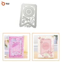 christmas lace frame metal cutting dies cut decoration scrapbook paper card embossing decor craft mold new arrival 2021