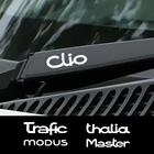 Наклейки на автомобильные стеклоочистители для Renault Clio alespace Ляска Kangoo Kwid Latitude Master Modus символ, талисман Thalia Trafic Twingo