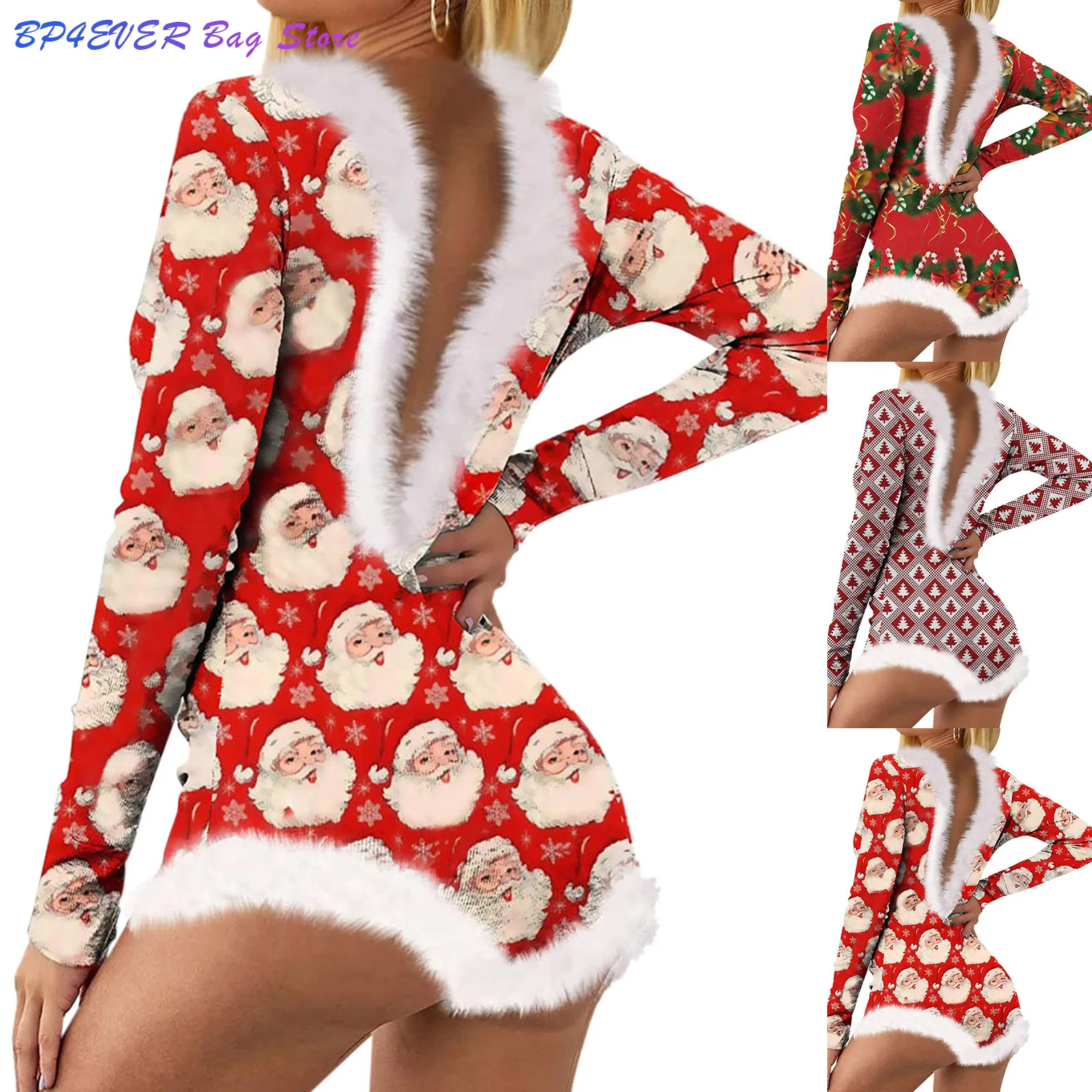 

Рождественская ночная рубашка, женский модный комбинезон, зимняя Домашняя одежда, модная женская одежда, Прямая поставка, ночные костюмы на...