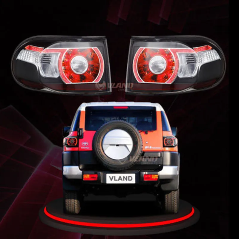 Модифицированная Дымчатая задняя лампа для Toyota FJ Cruiser 2007 2014 светодиодный задний
