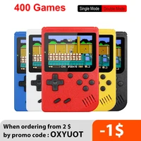 Портативная мини-консоль для видеоигр в стиле ретро, 8 бит, 3,0 дюйма, цветной ЖК-дисплей, Детская цветная игровая консоль, 400 встроенных игр