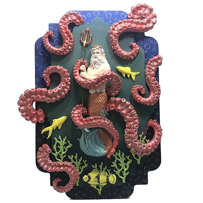 Морской Животные и щупалец для Силиконовые Формы кексов фигурки жениха невесты