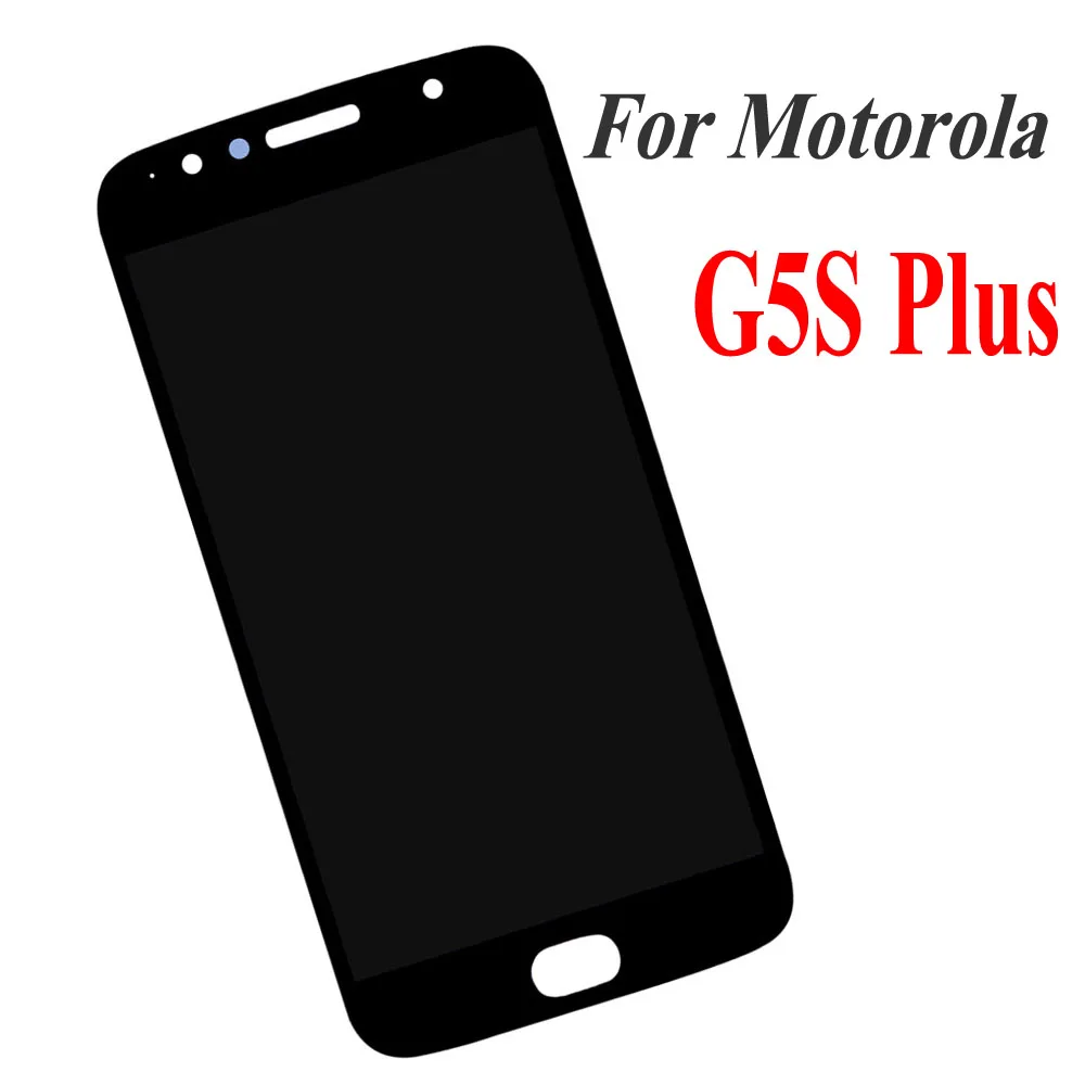 ЖК дисплей 5 дюйма для Motorola Moto G5S Plus сенсорный экран с дигитайзером в сборе XT1802 XT1803