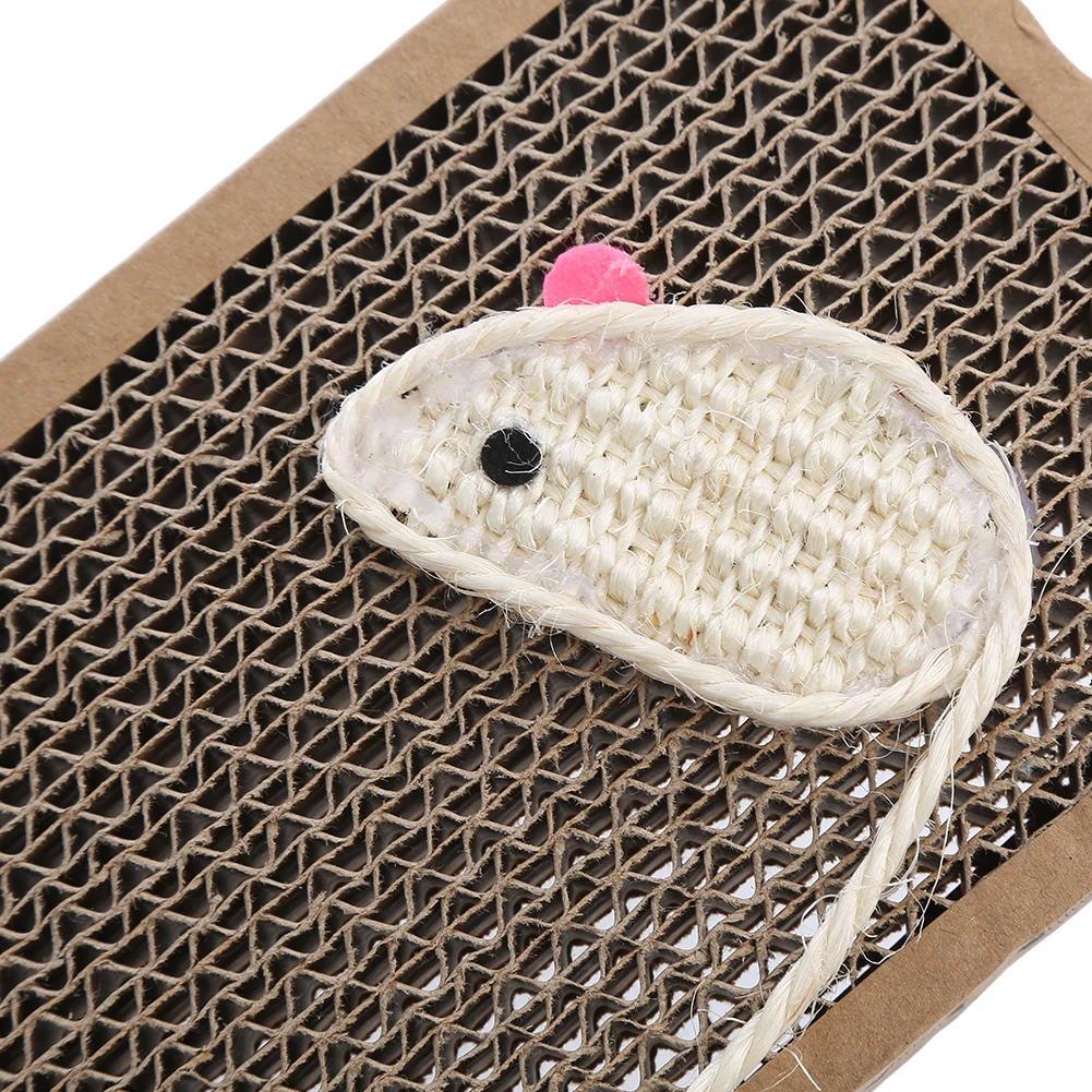 

Pet Scratch Mat Corrugated Paper Cat Grinding Claw Catnip Anti Scratch Cushion Pet Interactive Scratcher Play Bite