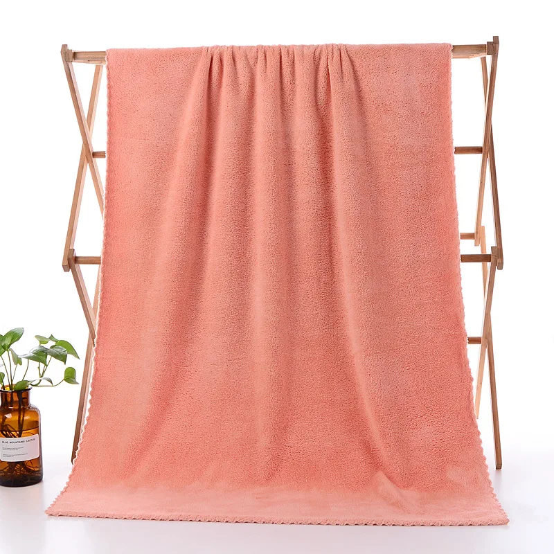 Суперабсорбирующие микрофибровые полотенца для ванны "Кораллин" - мягкие, удобные и прочные.