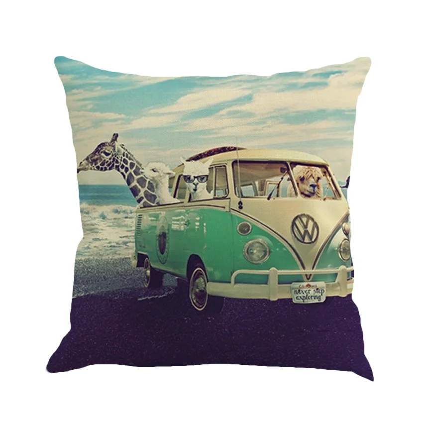 

25 Patterns Lovely Throw Pillow Cover Cotton Linen Sofa Cushion Cover Perfect Quality Home Decoration Gift Throw Pillow Cover