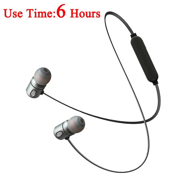CBAOOO C10 Bluetooth наушники беспроводные наушники стерео гарнитура спортивные наушники Bluetooth наушники HiFI бас Hands-free с микрофоном - Цвет: C10-Silver