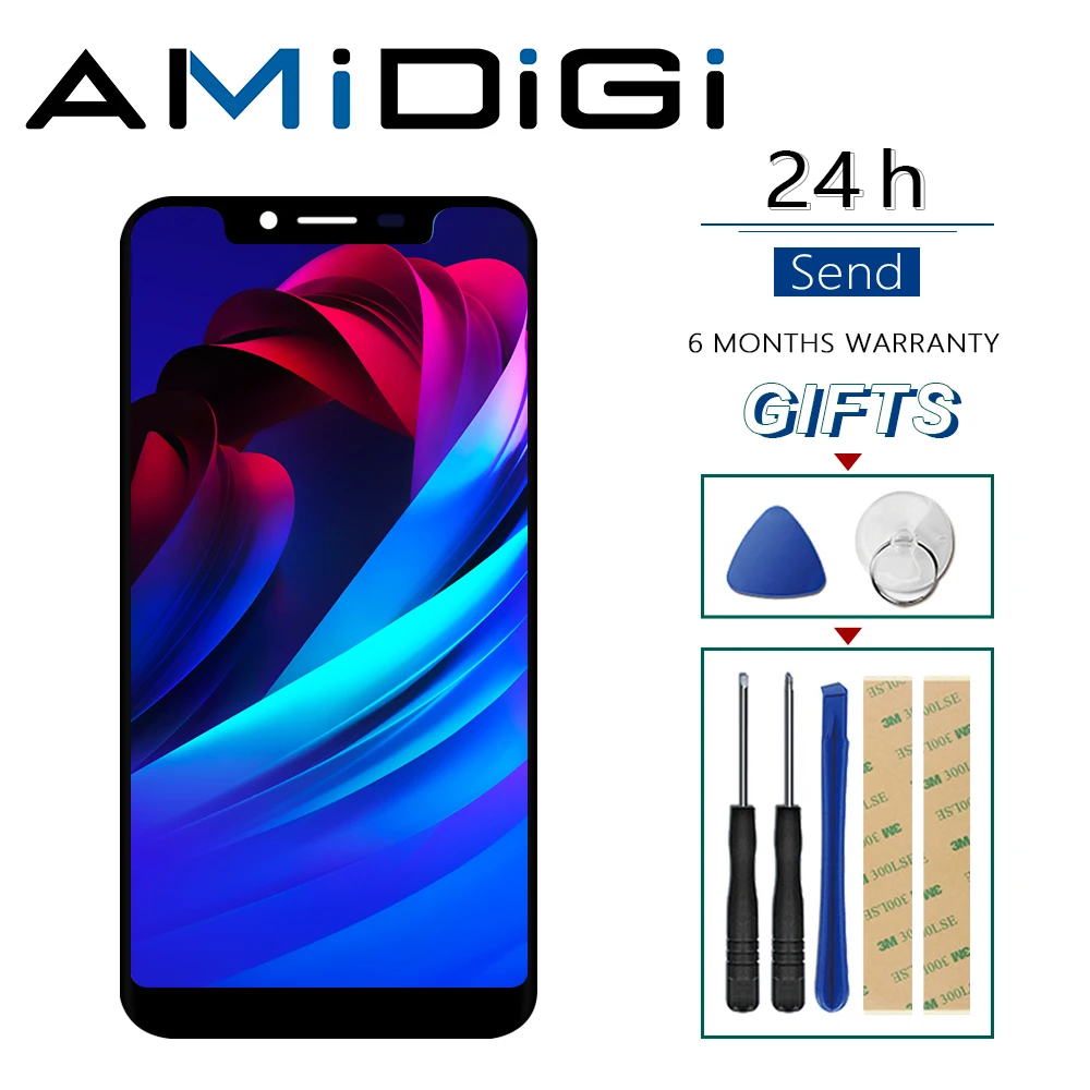 ЖК дисплей для Oukitel U18 5 85 '' кодирующий преобразователь сенсорного экрана в