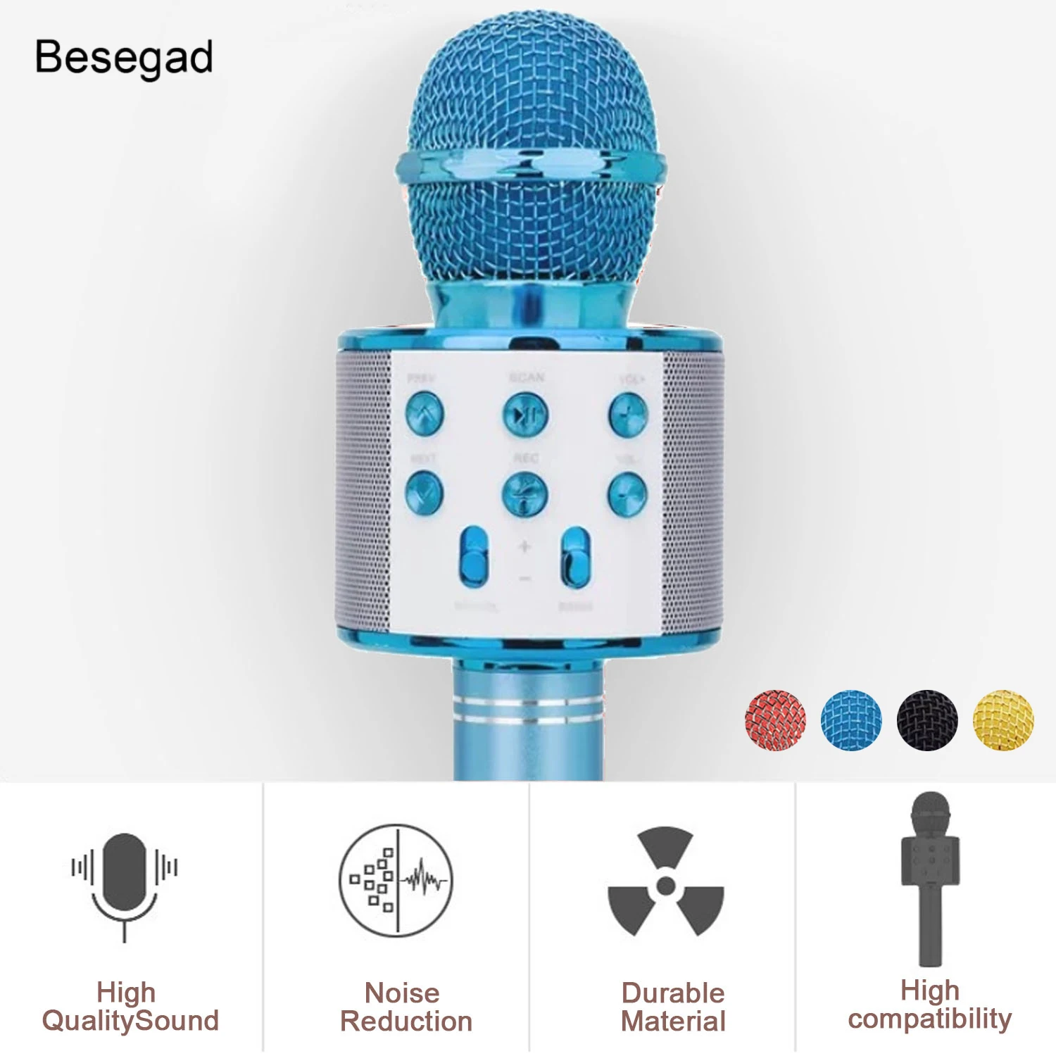 Bluetooth микрофон для караоке 3 в 1|Микрофоны| |