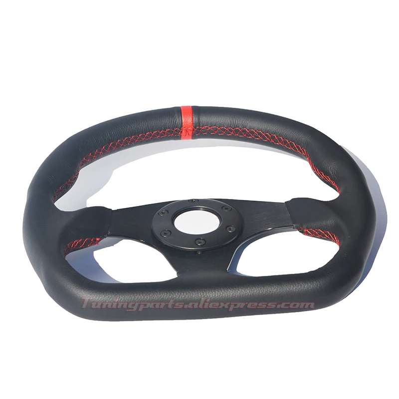 Лидер продаж: игра в форме D из натуральной кожи красную полоску/Картинг/рулевое