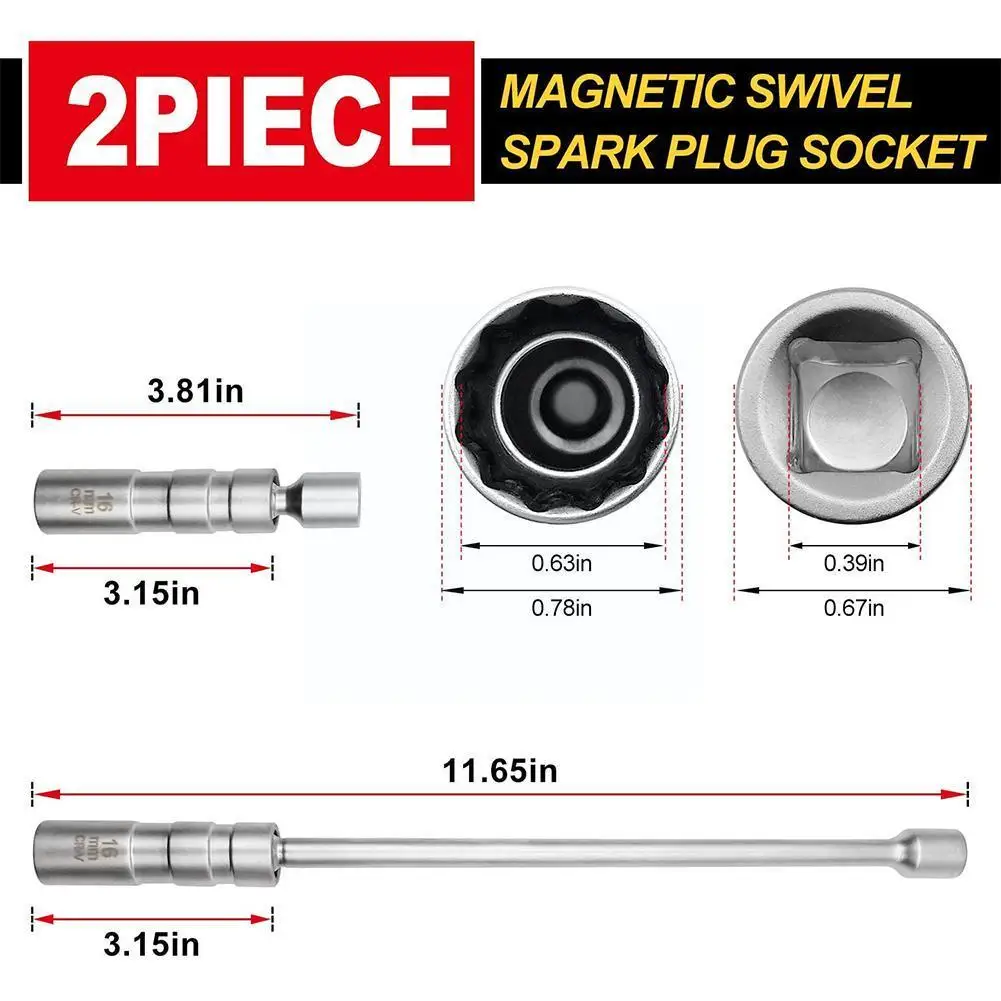 

Universal Magnetic Key Remover Polka Dot Repair Sleeve Socket Car L7E5