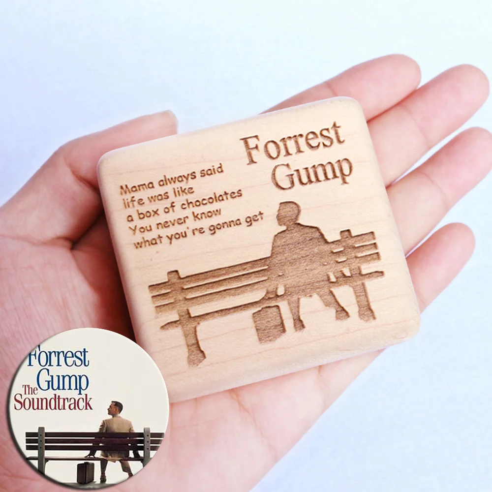 Деревянная музыкальная шкатулка Sinzyo ручной работы Музыкальная с резным