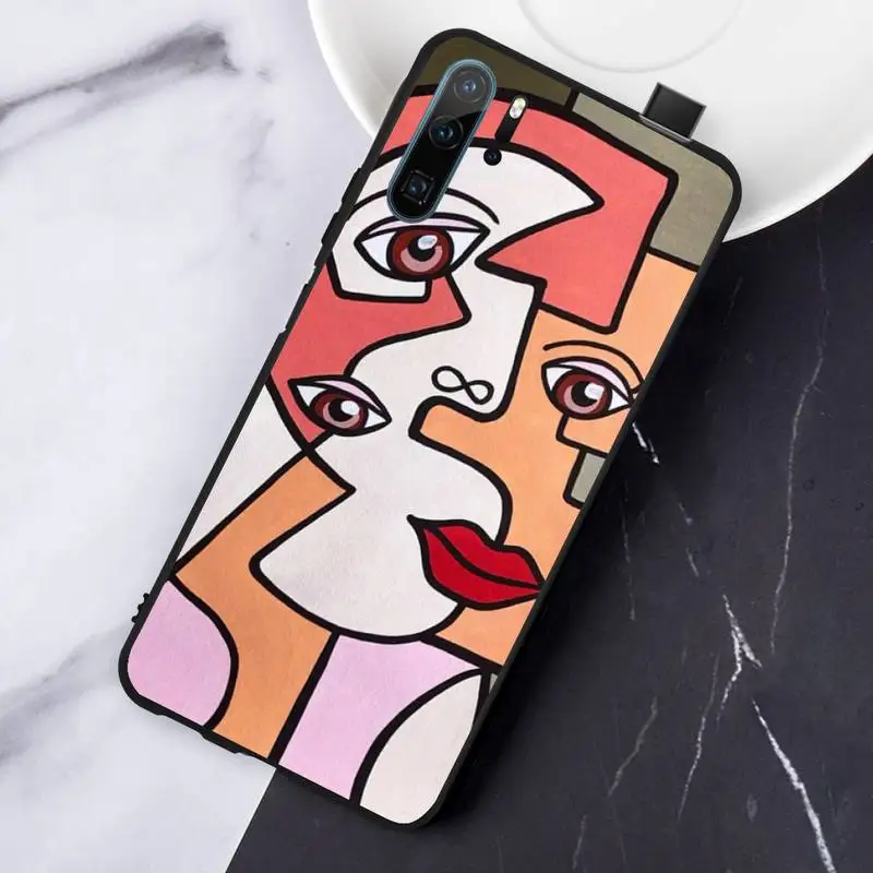 

abstract Art Picasso painting Phone Case For Huawei honor Mate P 10 20 30 40 Pro 10i 9 10 20 8 x Lite