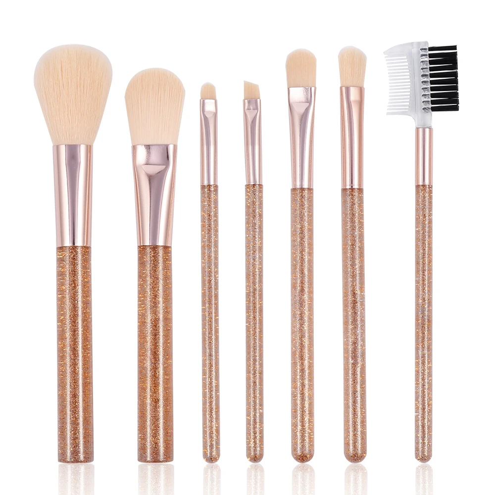 

Набор кисточек для макияжа с 7 шт. Румяна Тени для век Карандаш для глаз