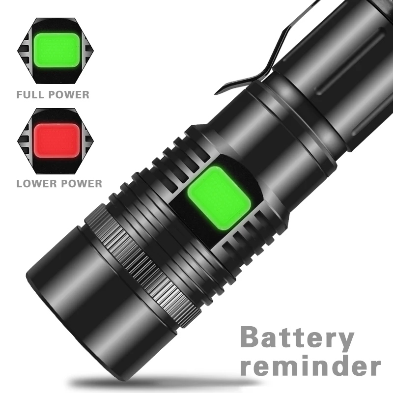 Мощный 60000LM светодиодный фонарик XHP50 USB Перезаряжаемый фонарь Zoom 5 режимов Use18650/26650