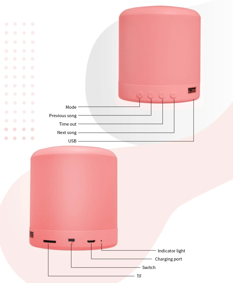 

Smart Bluetooth Speaker Portable Bluetooth+FM MP3 Outdoor Loudspeaker Wireless Music Subwoofer Stereo