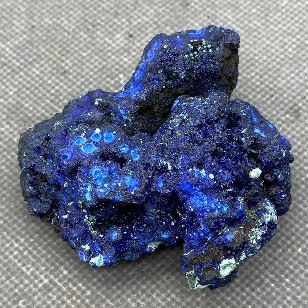 

Natural azurite mineral cristal espÃ©cime da provÃ­ncia de anhui, china