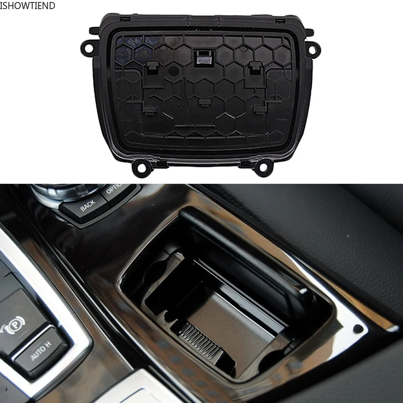 

Black Plastic Center Console Ashtray Assembly Box Fit Ashtraies Armrest Box Ash Tray Car Assessoire For Bmw 5 Series F10 F11 F18