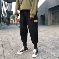 2020 hip hop harem pants multi pocket japanese style trousers sweatpants streetwear men joggers track casual cargo pants