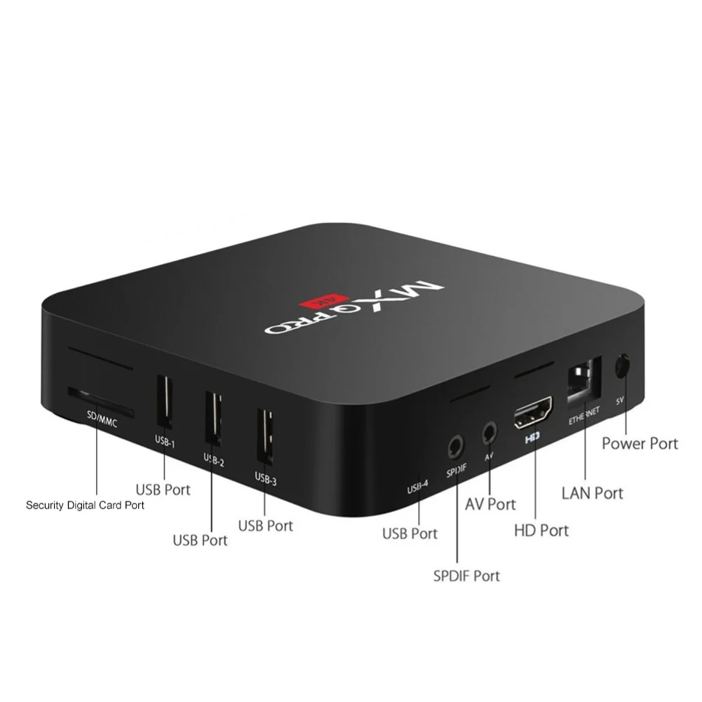 Лидер продаж ТВ приставка 1 + 8 Гб HD WiFi HDMI совместимая Смарт медиаплеер для Android 7 OS TV