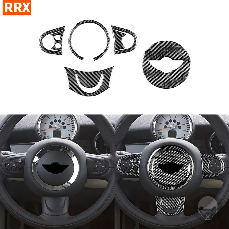 Для Mini Cooper Hardtop R56 Clubman R55 трансформер R57 наклейки из углеродного волокна Кнопка