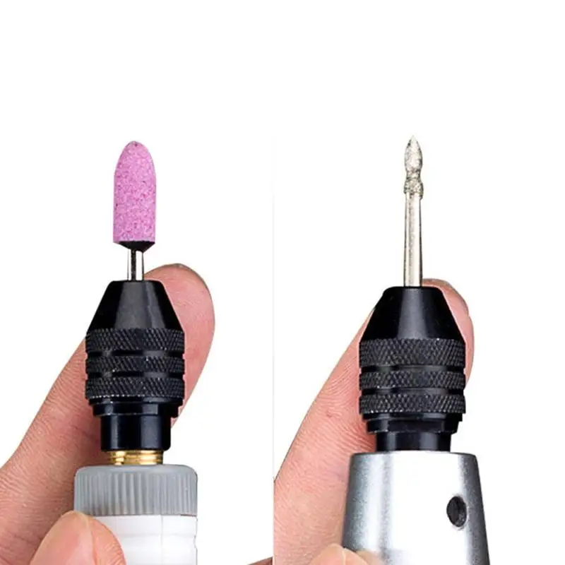 

Black Metal Electric Grinder Three Jaw Chuck Soft Shaft Tool Chucks Quick Accessories Replacement Change Rotary J2J8