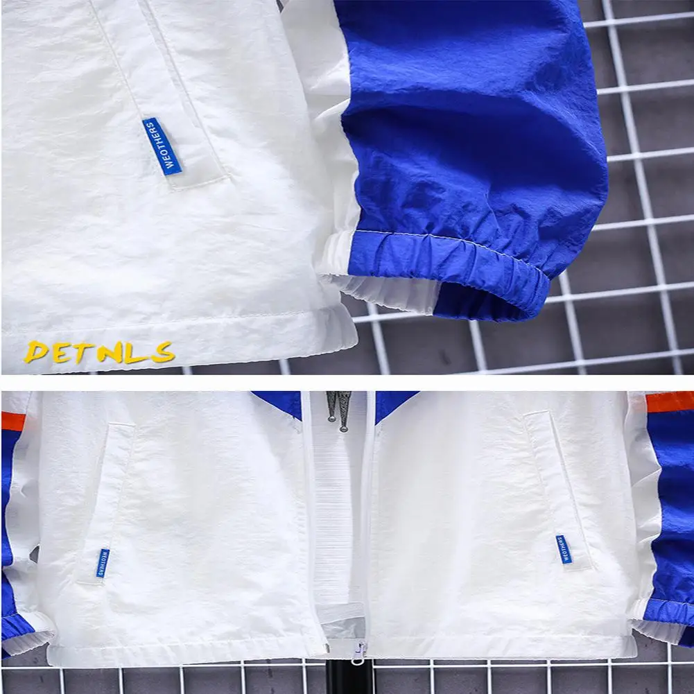 

MISSKY Men Jacket Sunscreen Ultravioletproof Coat Long Sleeve Sports Windbreaker for Outdoor Summer Male Tops