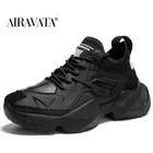 Кроссовки Airavata мужские на платформе, спортивные дышащие, повседневная обувь с высокой толстой подошвой, для папы