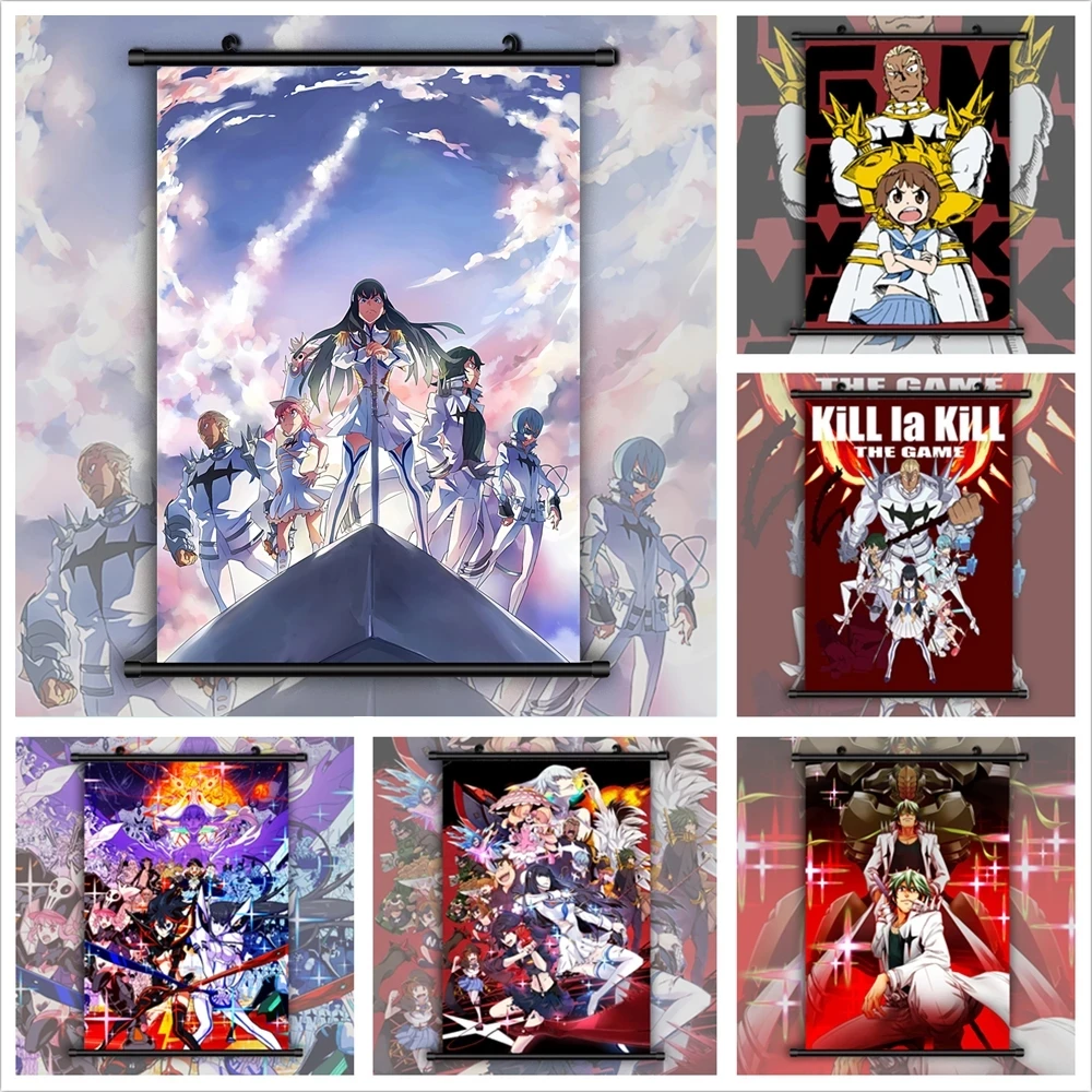 

Wall Art Kill La Kill Anime Manga Japan Cute Hanging Painting Poster Canvas Print Picture Home Decor Scroll Bedside Background