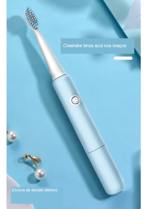 

Sonic Electric Toothbrush Men And Women Adult Household Non-Rechargeable Soft Bristle Fully Automatic Waterproof Couples Sonic T