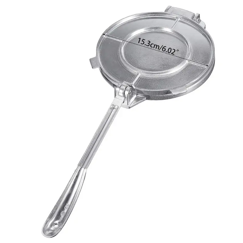 

Tortilla Maker Press Heavy Aluminium Meat Press Foldable Gadgets Bakeware Kit