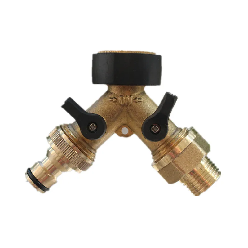 

2-ходовой Y-образный распределитель для садового шланга, соединитель для водопроводного крана, сплиттер для шланга, смеситель для домашнего ...