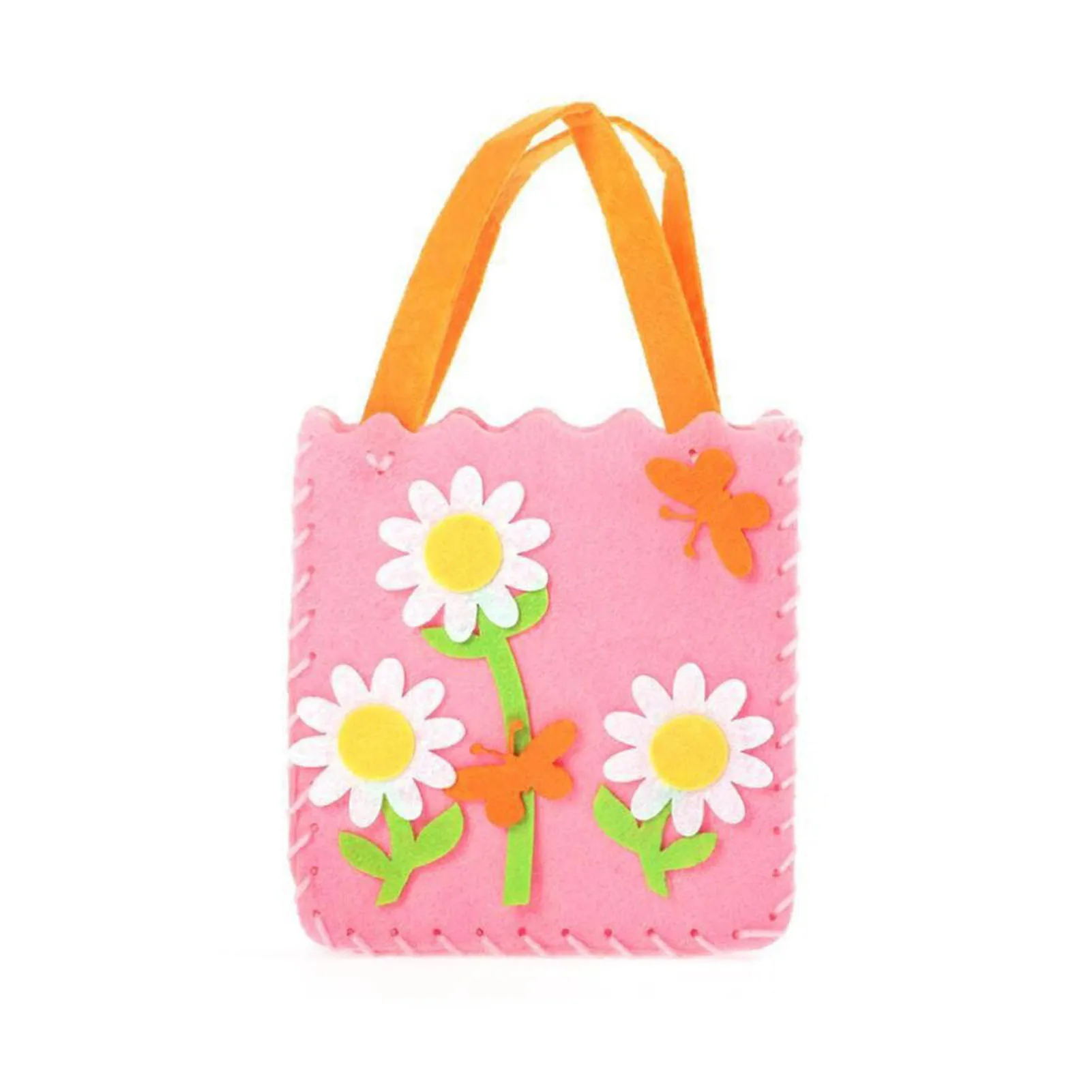 

DIY Handbag Preschool Sewing Project Learning Funny Handicraft Toy Gift Educational Animal Theme Nonwoven Arts For Kids Cartoon
