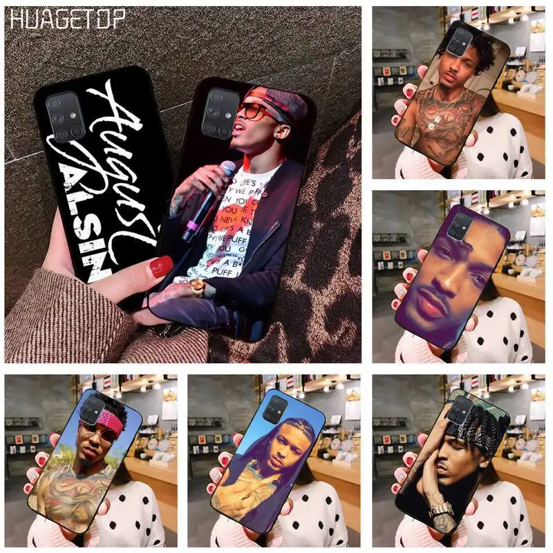 

HUAGETOP August Alsina DIY phone Case cover Shell For Samsung Galaxy A21S A01 A11 A31 A81 A10 A20E A30 A40 A50 A70 A80 A71 A51