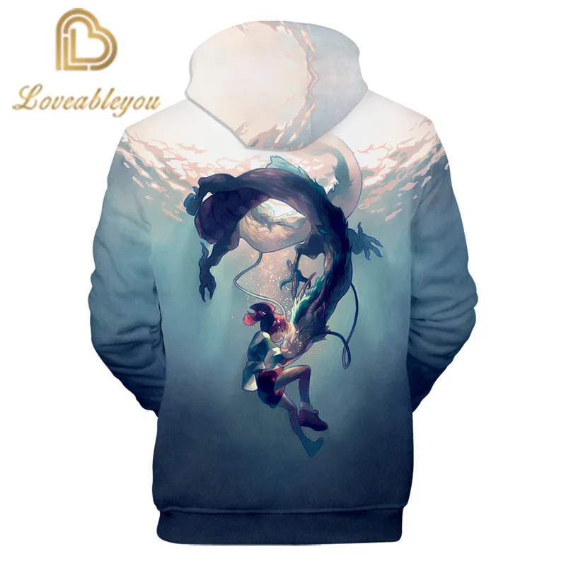 

Spirited Away Hoodie Sweatshirt Men/Women Hoody Polluver Boys and Girls No Face Man Hoodies Tops