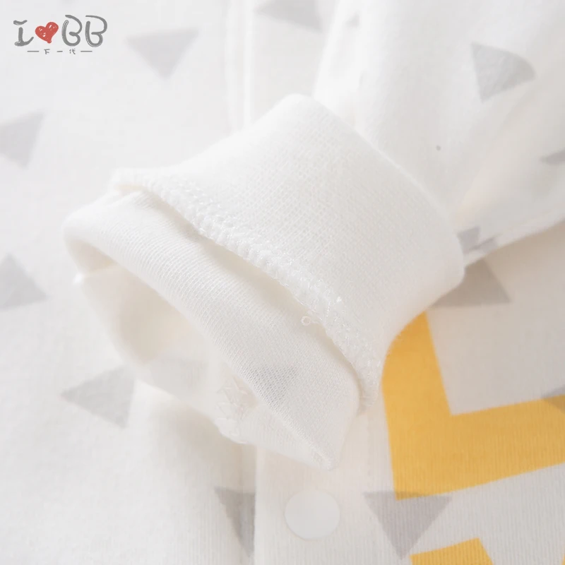 Детский комбинезон из 2 предметов с длинными рукавами для новорожденных одежда